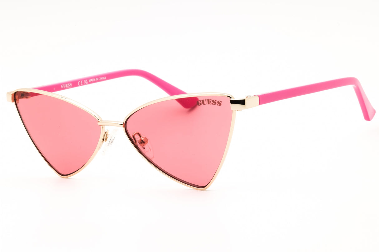 GUESS GU8286 sunglasses in Gold / Bordeaux — view 1