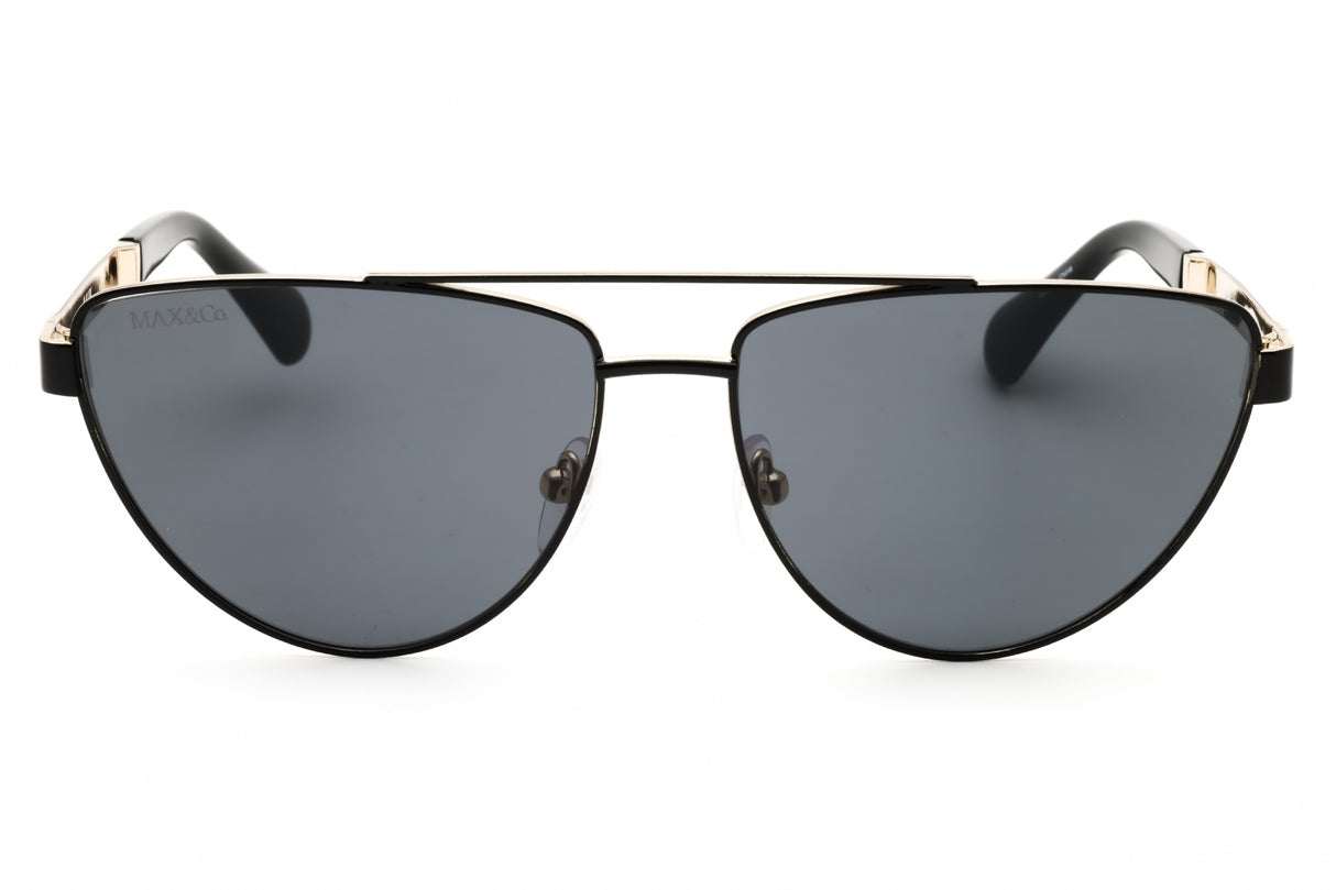 MAX & CO MO0129 sunglasses in Shiny Black / Smoke — view 2