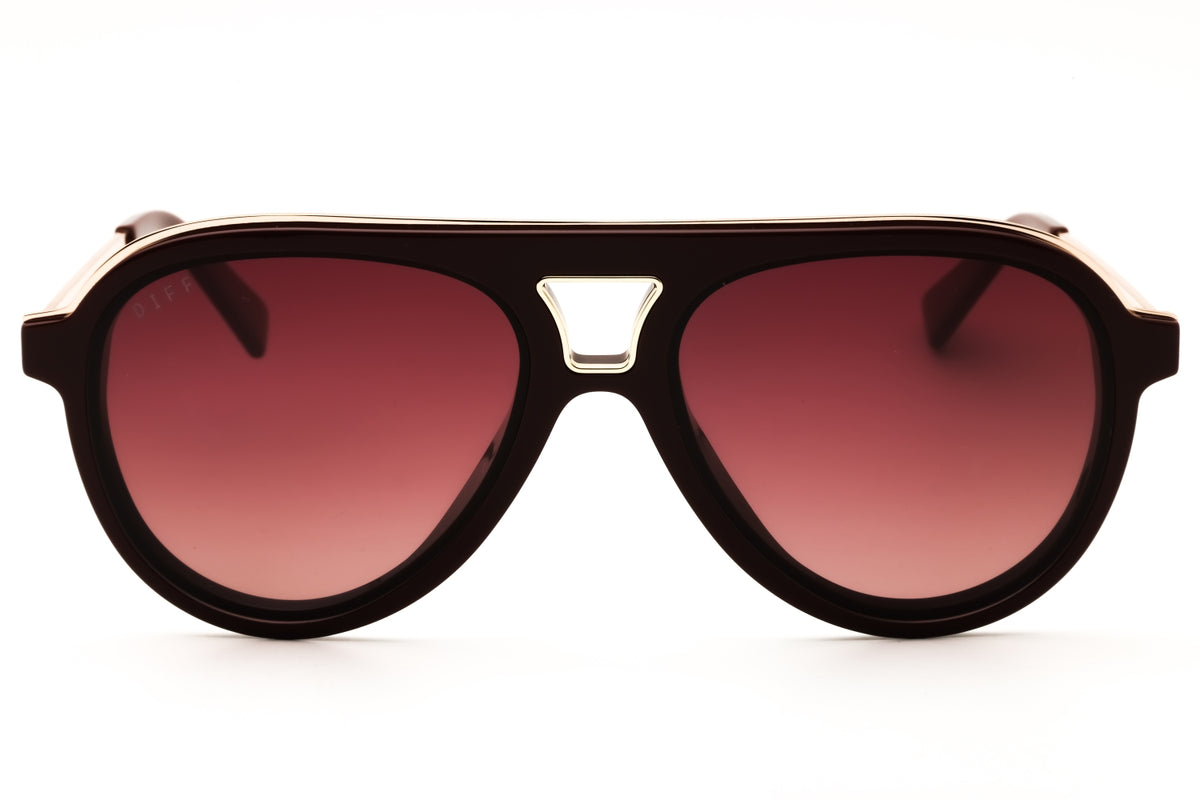 DIFF Eyewear TOSCA III sunglasses in Rugby Red — view 2