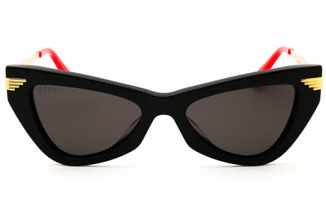 DIFF EYEWEAR SDFWDOW sunglasses in Black / Grey — view 2