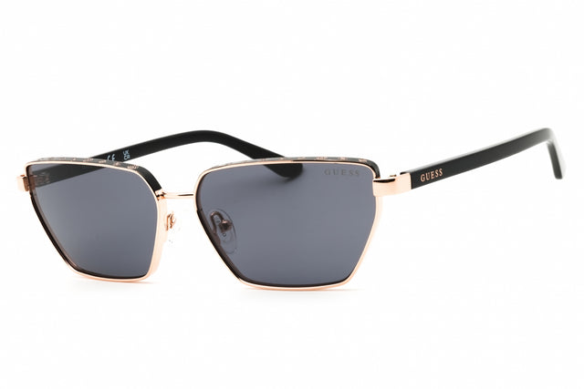 GUESS GU00106 sunglasses in Black/Other / Smoke — view 1