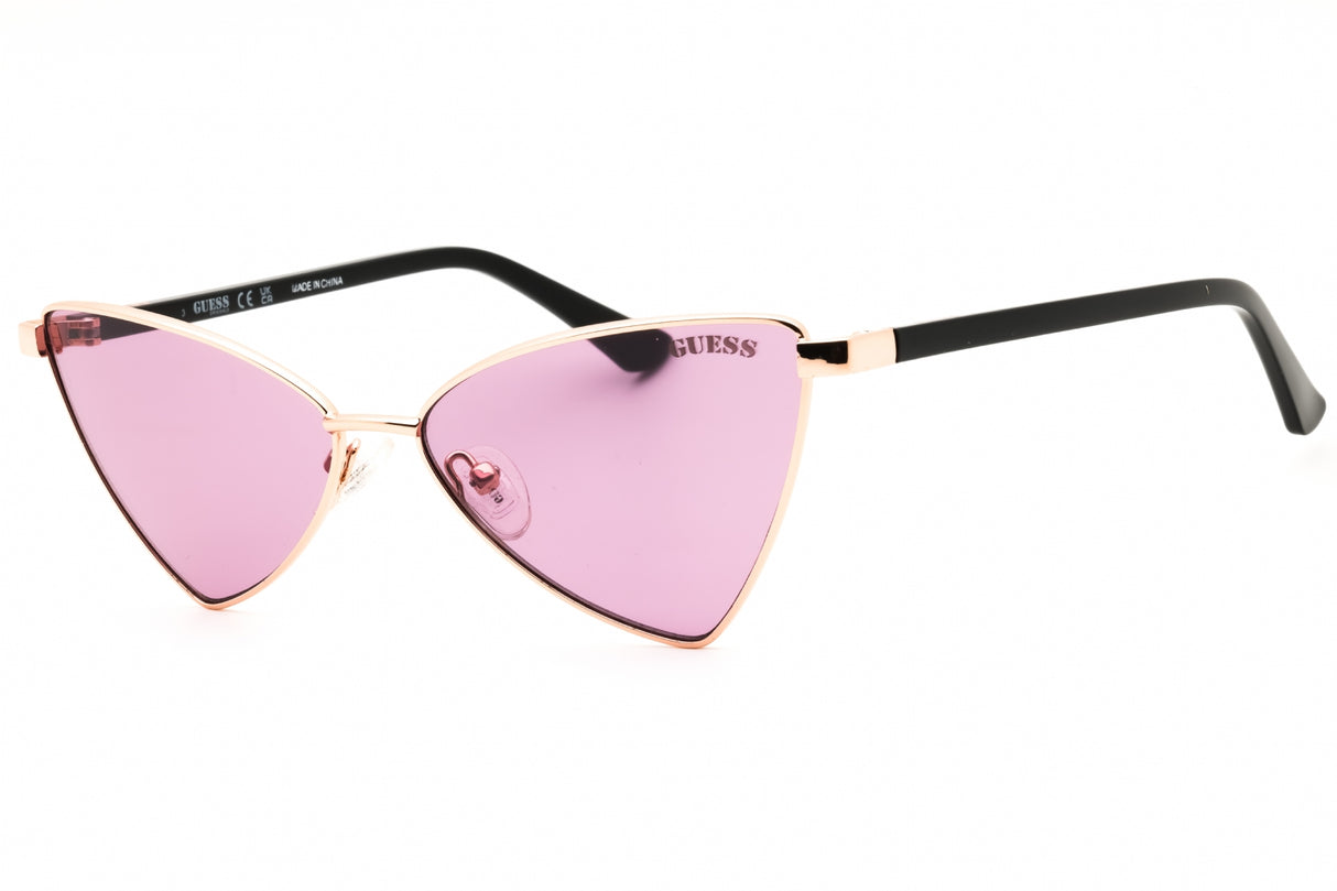 GUESS GU8286 sunglasses in Shiny Rose Gold / Violet — view 1