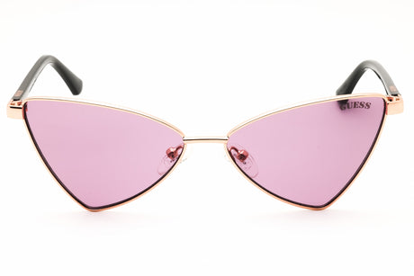 GUESS GU8286 sunglasses in Shiny Rose Gold / Violet — view 2