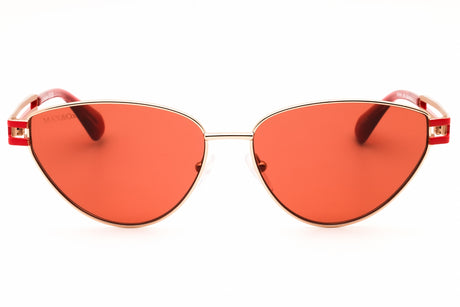 MAX & CO MO0089 sunglasses in Shiny Rose Gold / Bordeaux — view 2