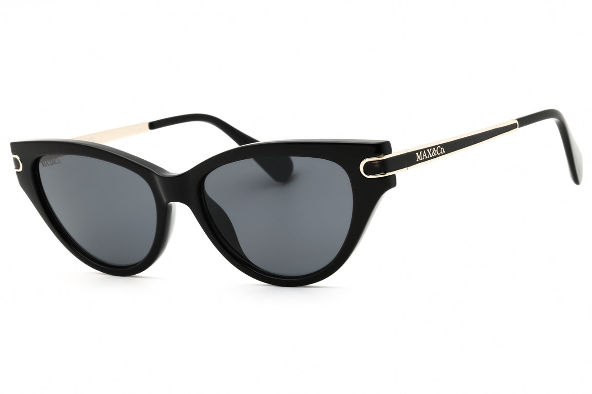 MAX & CO MO0101 sunglasses in Shiny Black / Smoke — view 1