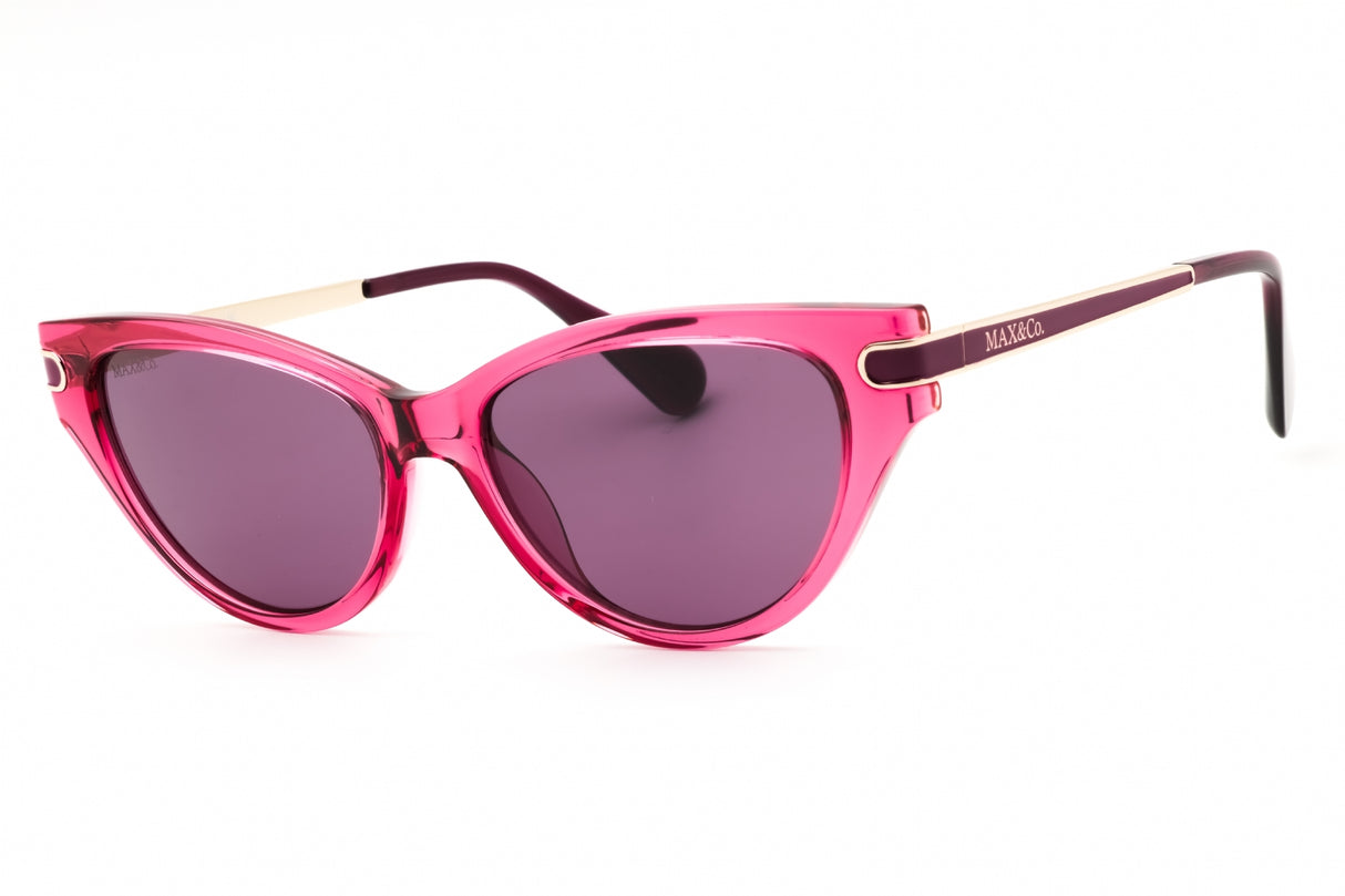 MAX & CO MO0101 sunglasses in Shiny Red / Violet — view 1