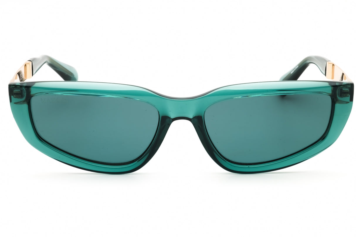 MAX & CO MO0125 sunglasses in Shiny Dark Green / Green — view 2