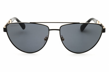MAX & CO MO0129 sunglasses in Shiny Black / Smoke — view 2