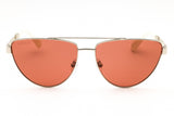 MAX & CO MO0129 sunglasses in Shiny Palladium / Brown — view 2