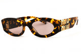 MIU MIU MU 11WS sunglasses in Honey Havana/Light Purple Brown — view 1