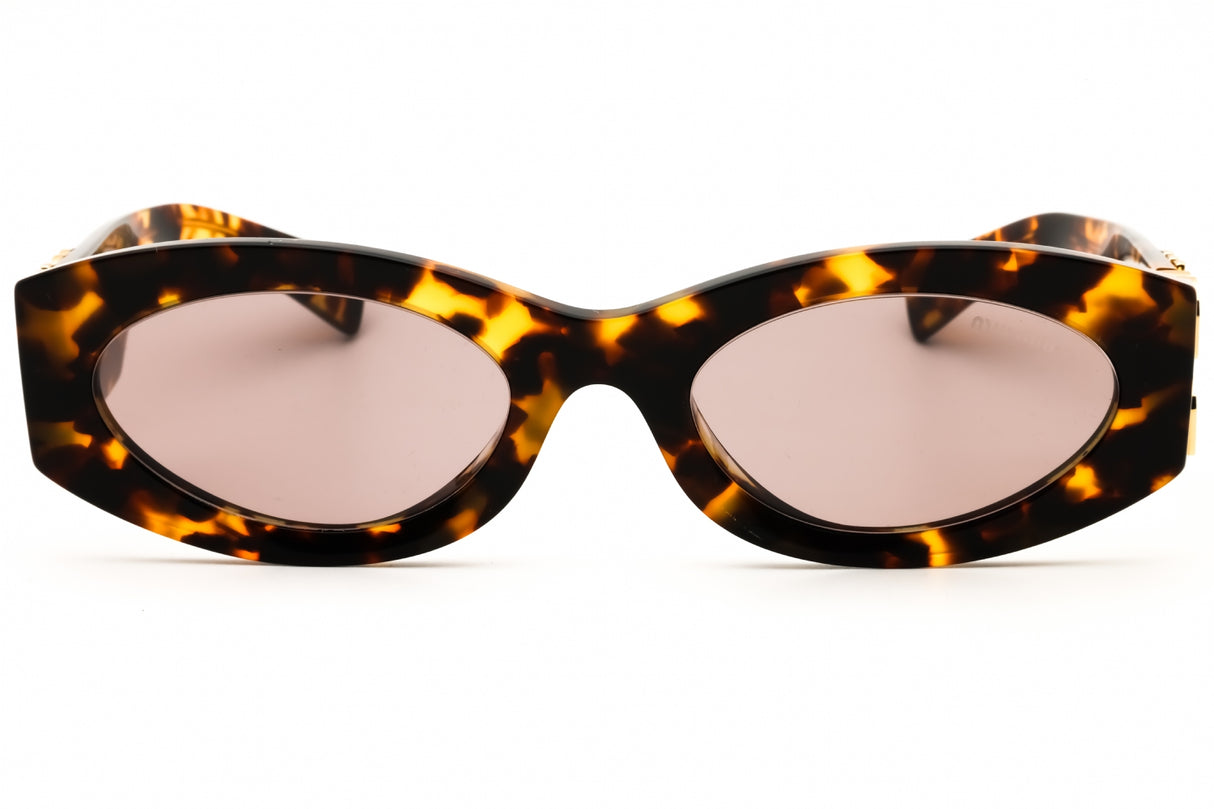 MIU MIU MU 11WS sunglasses in Honey Havana/Light Purple Brown — view 2