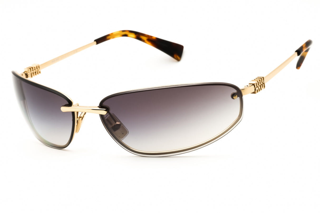 MIU MIU MU A50S sunglasses in Pale Gold — view 1