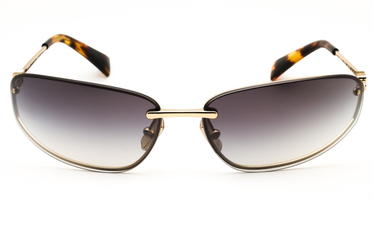 MIU MIU MU A50S sunglasses in Pale Gold — view 2