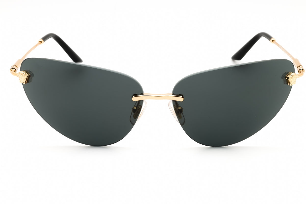 VERSACE VE2281 sunglasses in Gold/Dark Grey — view 2