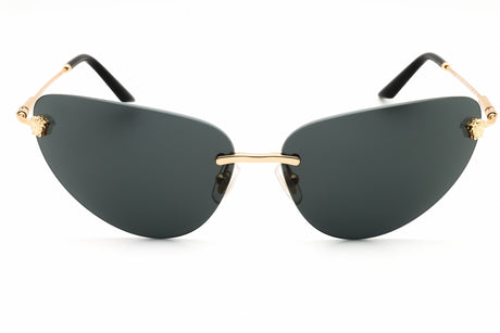 VERSACE VE2281 sunglasses in Gold/Dark Grey — view 2