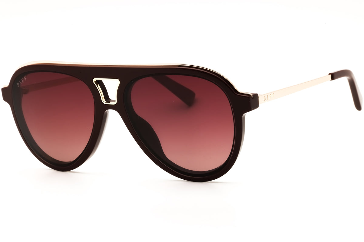 DIFF Eyewear TOSCA III sunglasses in Rugby Red — view 1