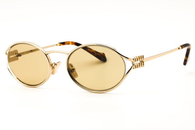 MIU MIU MU 52YS sunglasses in Pale Gold — view 1
