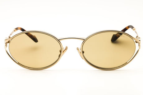 MIU MIU MU 52YS sunglasses in Pale Gold — view 2