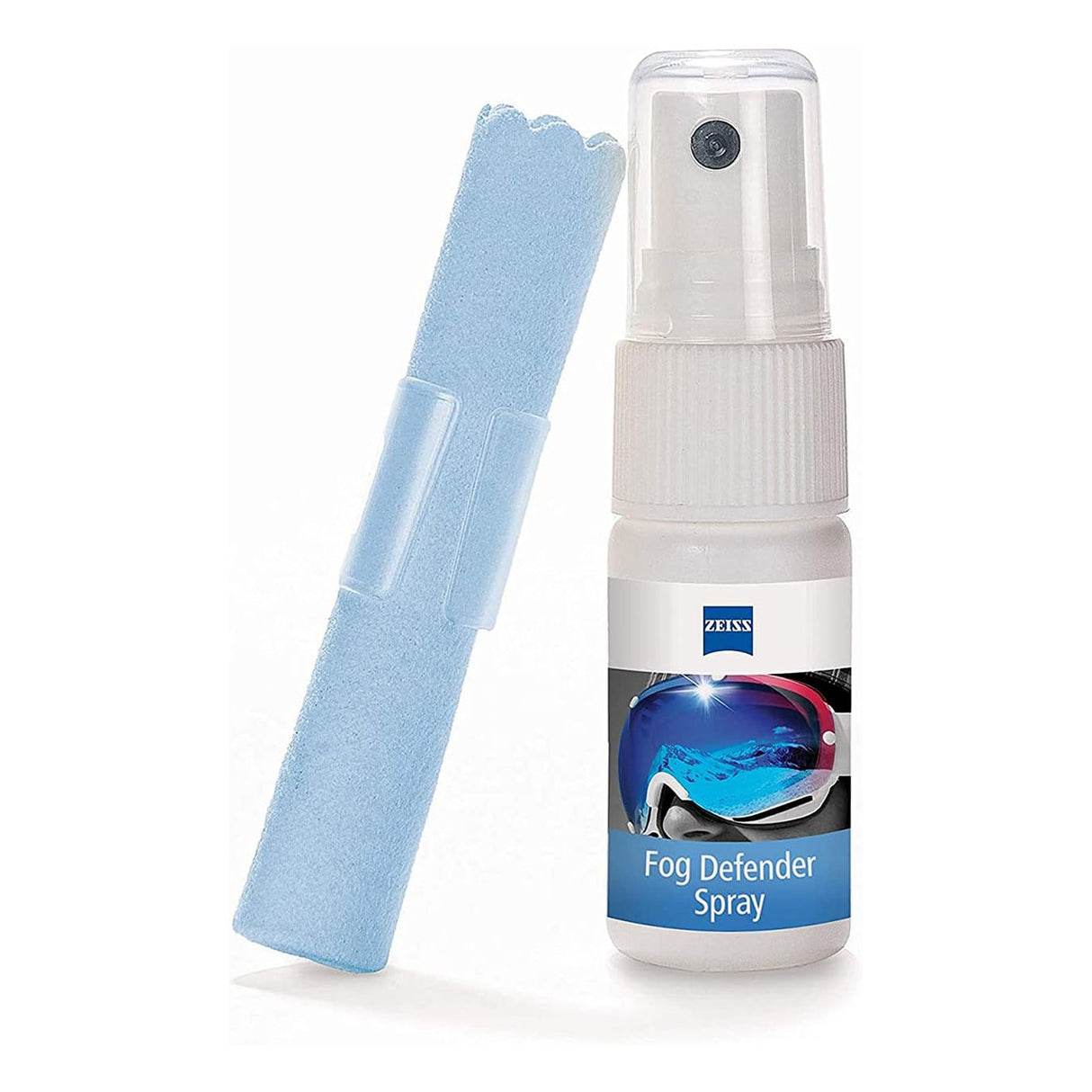 ZEISS Fog Defender System Anti-Fog Spray for Glasses – 1 Spray Bottle and 1 Microfiber Cloth